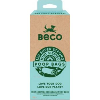  Beco Bags Mint Scented Poo Bags 120pcs 