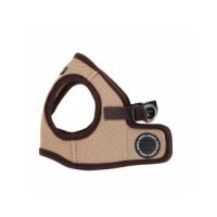 PUPPIA SOFT VEST HARNESS B BEIGE M 14.6'-15.4"