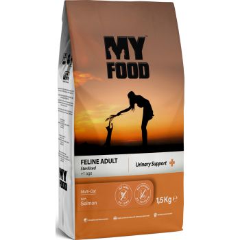  Myfood Superpremium Dry Food for Adult Sterilized Cats with Salmon 1.5 kg 