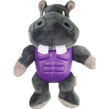  Im Hero Armor Hippo TPR Plush with Squeaker Dog Toy 