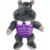 Im Hero Armor Hippo TPR Plush with Squeaker Dog Toy