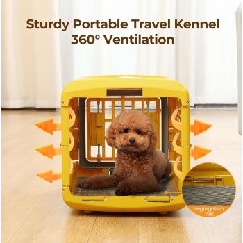  Pado Foldable Pet Carrier 48x30x32cm-Gold Colour 