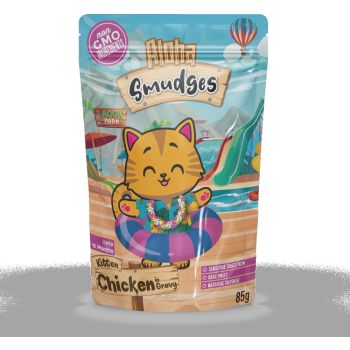  Smudges Chicken Kitten Cat wet food in Gravy 85g Pouch 