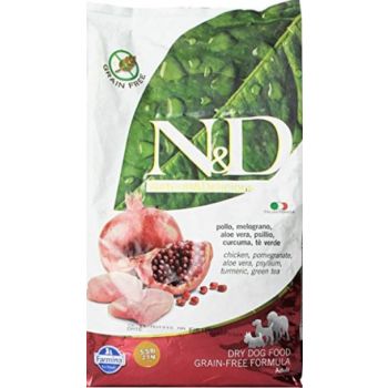  Farmina N&d Natural And Delicious Medium/maxi Adult Chicken & Pomegranate Dry Dog Food-5.5-lb 