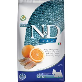  Farmina N&D Ocean Dog Herring & Orange Adult Mini, 2.5 Kg 