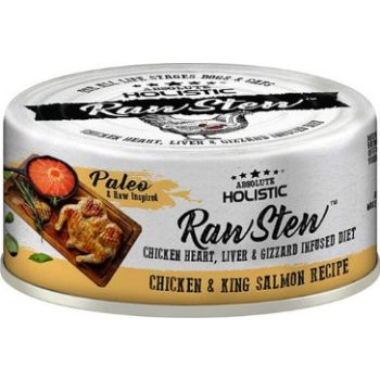  Absolute Holistic RawStew - Chicken & King Salmon Recipe 80g 