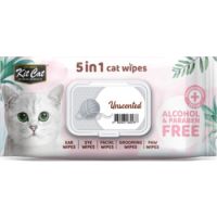 Kit Cat 5-in-1 Cat Wipes Unscented