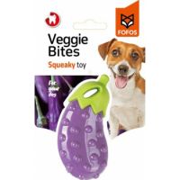FOFOS Veggi Bites Eggplant S/M Dog Toys