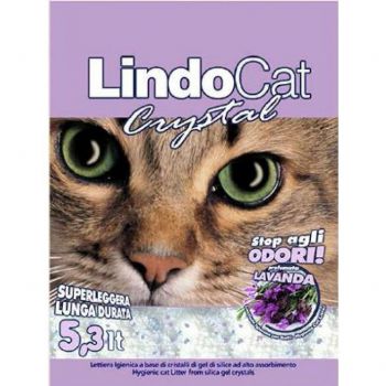  LindoCat Crystal Lavender Scent Litter  (silicagel) 16 L 