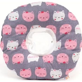  Cozy Paws Soft Pet Recovery Collar-Cute Cat Small 