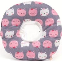 Cozy Paws Soft Pet Recovery Collar-Cute Cat Small
