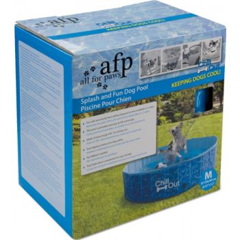  All For Paws Chill Out Splash & Fun Dog Pool - M 