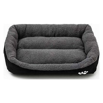  Petbroo Cushion Bed-S-65x45Cm Black 