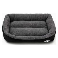 Petbroo Cushion Bed-S-65x45Cm Black