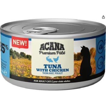  Acana Premium Tuna & Chicken Pate Cat Wet Food - 85G 