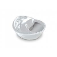 Water Fountain Ceramic Raindrop Fountain WHITE 60 oz (1.8 L)