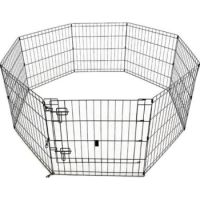 PAWSITIV FOLDABLE PET PLAY PEN WITH DOOR (8 PANELS) - 91*61CM