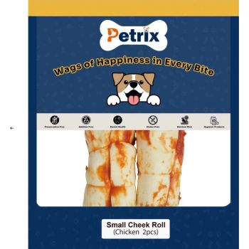  Petrix Small Cheek Rolls Chicken - 2 Pcs 