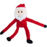 ZippyPaws Christmas toys Crinkle Santa Small
