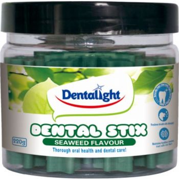  Dentalight 2.5" Dental Stix Seaweed Flavour 220g 