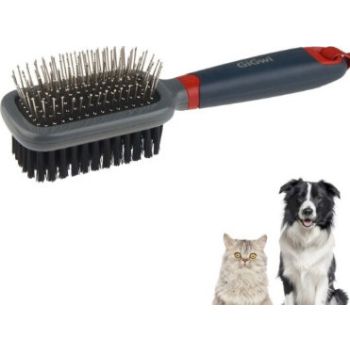  Double-Sided Brush Nylon Bristles & Pins for Dogs and Cats 