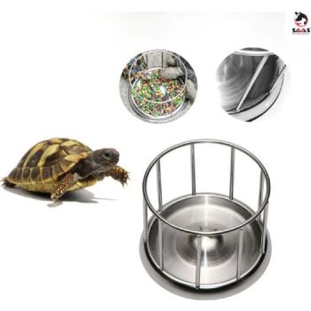  Saas Tortoise Stainless Steel Food Bowl (11 CM) 