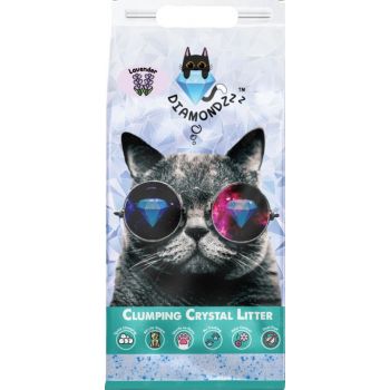  NutraPet Diamondzzz Clumping Cat Litter Silica Gel Lavender - 2.7kg 