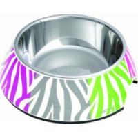 FuzzYard Melamine Bowl Multi Stripe, Small