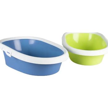  Duvo+ Litter Tray Excalibur with Rim 58x39x17cm, Mixed Colors 