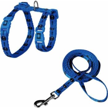  DOCO® LOCO Cat Harness + Leash Combo - Printed Pattern 6ft (DCAT202+2072) 888886016328 