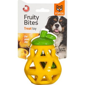  FOFOS Fruity Bites Pear Treat Dispensing Dog Toys 