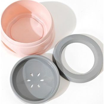  Pado Classic Round Anti Spill Pet Bowl 15.3×18.9×8cm-Pink 