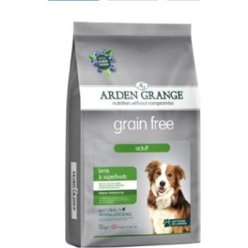  Arden Grange Grain Free Adult Lamb & Superfoods Dry Dog Food 2kg 