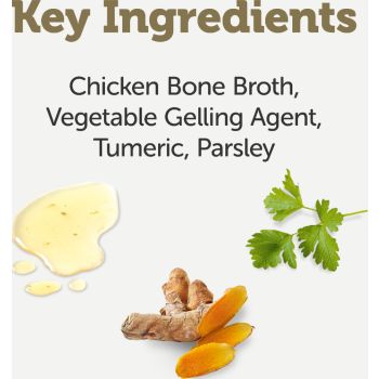  Applaws Taste Toppers Chicken Bone Broth with Turmeric & Parsley Wet Dog Food Pouch 200g 