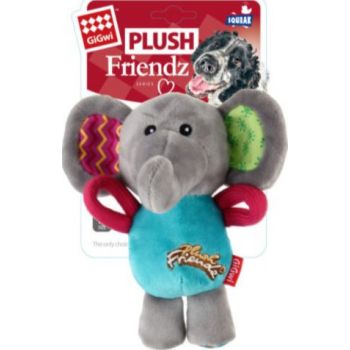  GiGwi Plush Friendz Squeaker Dog Toys – Elephant 