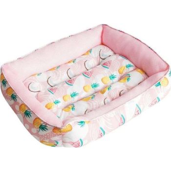  Saas Pet Summer Cooling Beds M 65*50*20 Pink 