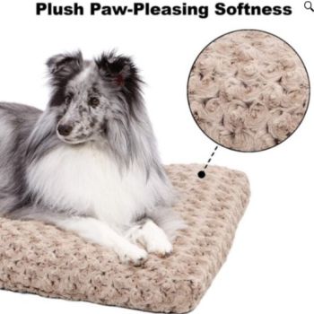  QuietTime Deluxe Ombre Swirl Taupe to Mocha Pet Bed 22inches 