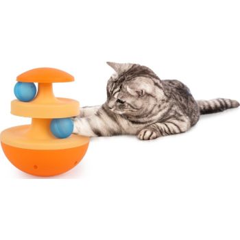  All For Paws Modern Cat-Wobble Track'ball 