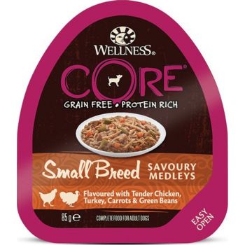  Wellness CORE Dog Wet Food  Savory Medleys Small Breeds Wet Dog Food, 85g 