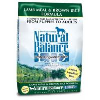 Natural Balance Lamb Meal & Brown Rice Dry Dog Formula, 28 Lbs