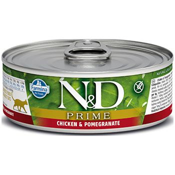  Farmina N&D Cat Prime Chicken & Pomegranate Cat Wet Food, 80g 