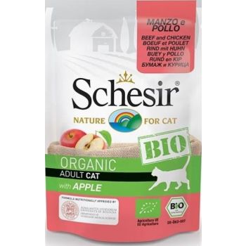  Schesir - Adult Cat Beef and Chicken w/ Apple(85g) 