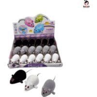 Saas Mouse Cat Playing Toy 7.2x4.5x4 CM  (  1pcs)