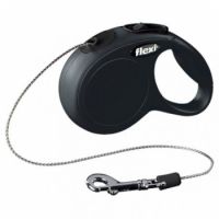 Flexi New Classic Cat XS Cord 3 m, Black