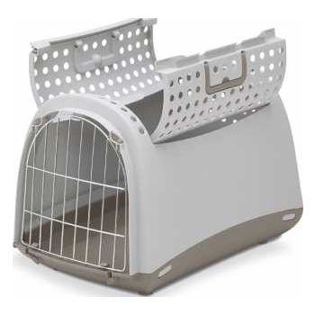  IMAC Linus Cabrio - Carrier For Cats And Dogs-Grey- 50X32X34.5CM 