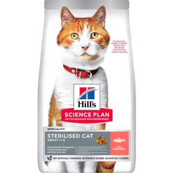  Hills Science Plan Sterilised Cat Adult Cat Food With Salmon (1.5kg) 