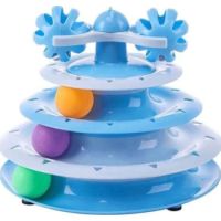 Saas Cat Turntable Toys Blue