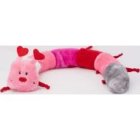 Valentine's Caterpillar - Deluxe with 7 Squeakers 30 x 3 x 3 in