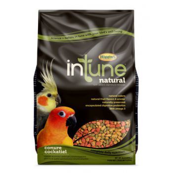  Higgins inTune Bird Food  Conure/Cockatiel 2 lb 