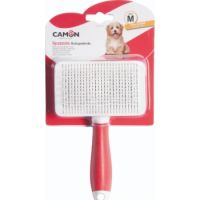 Slicker Brush With Stainless Steel Plastic Coated Pins-Medium